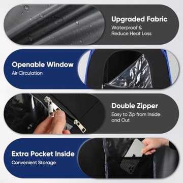 IvyBess Portable Sauna for Home Wellness Retreat