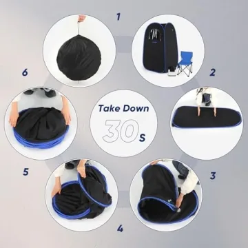 IvyBess Portable Sauna for Home Wellness Retreat