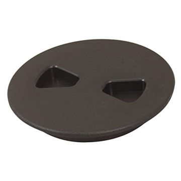 T-H Marine DPS-6-1-DP Sure-Seal Screw Out Deck Plate - Black, 6"