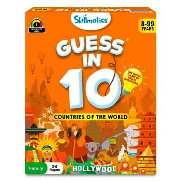 Skillmatics Guess in 10 Countries of The World & States of America Bundle: Fun Educational Game for ...