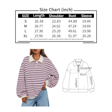 Vintage Oversized Sweatshirt Tops for Women 2024