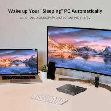 AV Access KVM Switch for Dual Monitors - Control 2 PCs Seamlessly