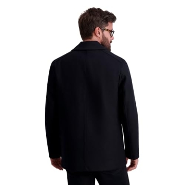 Nautica Men's Peacoat Wool Blend Stylish Winter Coat