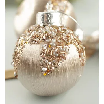 12Pcs Silk Christmas Ball Decorations for Elegant Home Decor