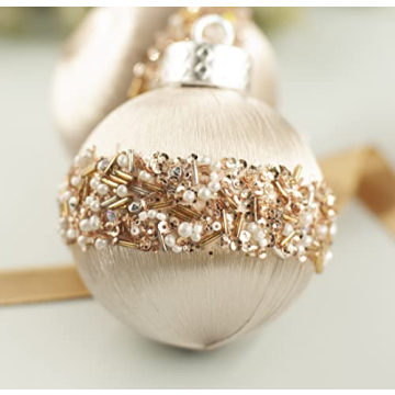 12Pcs Silk Christmas Ball Decorations for Elegant Home Decor