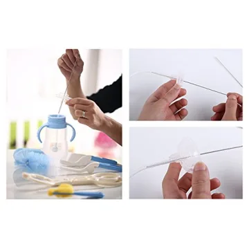 Honbay Bottle Brush Cleaner Kit - 5 PCS Set for Easy Cleaning