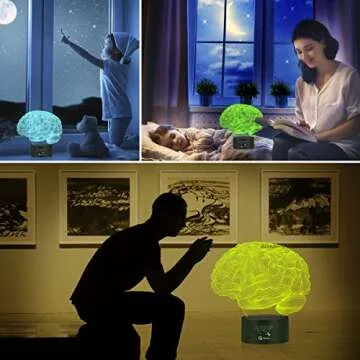Elstey 3D Night Light Color-Changing Lamp for All Ages