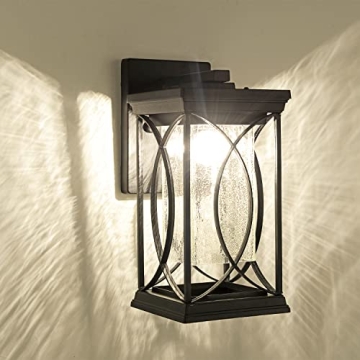Dusk to Dawn Modern Outdoor Wall Light - Elegant & Waterproof