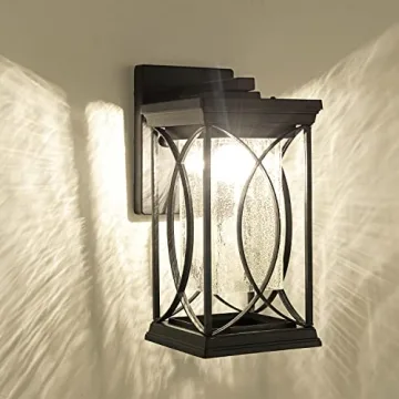 Dusk to Dawn Modern Outdoor Wall Light - Elegant & Waterproof