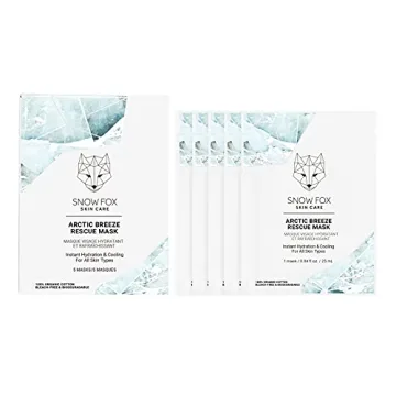 Snow Fox Skincare - Arctic Breeze Rescue Mask - Peppermint Oil, Aloe Vera, Seaweed Extract | Hydrati...
