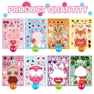 Valentine's Stickers for Kids - Perfect for Creative Fun