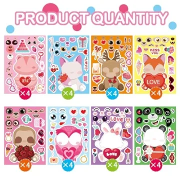 Valentine's Stickers for Kids - Perfect for Creative Fun