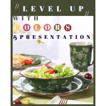 KUNABOO Artisanal Ceramic Soup Bowl Set of 4 - Gift Ready