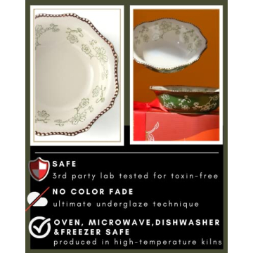 KUNABOO Artisanal Ceramic Soup Bowl Set of 4 - Gift Ready