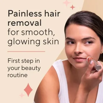 Finishing Touch Rose Gold Hair Remover with LED Light