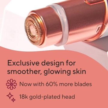 Finishing Touch Rose Gold Hair Remover with LED Light