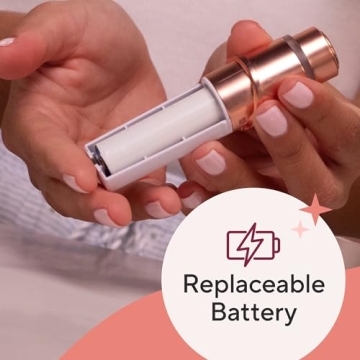 Finishing Touch Rose Gold Hair Remover with LED Light