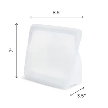 Eco-Friendly Stasher Silicone Storage Bag - Stand-Up Design