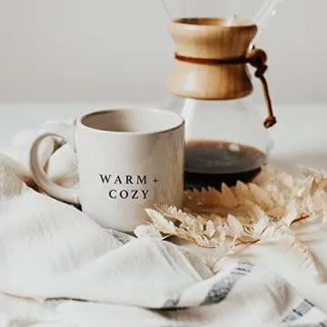 Sweet Water Decor Warm and Cozy Stoneware Coffee Mugs