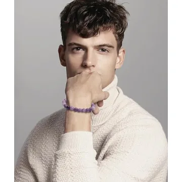 BONNY BOXX Natural Lepidolite Bracelet - Elegant Healing Gemstone