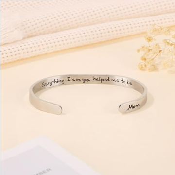Engraved Gratitude Bracelet for Moms - JoycuFF Gift