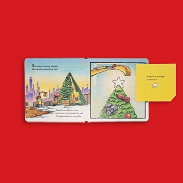 Merry and Bright Construction Lift-the-Flap Book for Toddlers