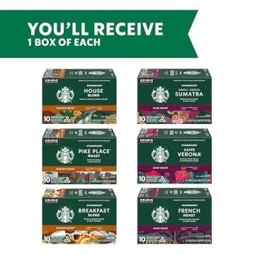 Starbucks K-Cup Coffee Variety Pack for Keurig Machines
