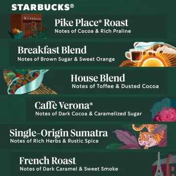 Starbucks K-Cup Coffee Variety Pack for Keurig Machines
