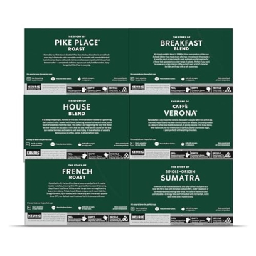 Starbucks K-Cup Coffee Variety Pack for Keurig Machines