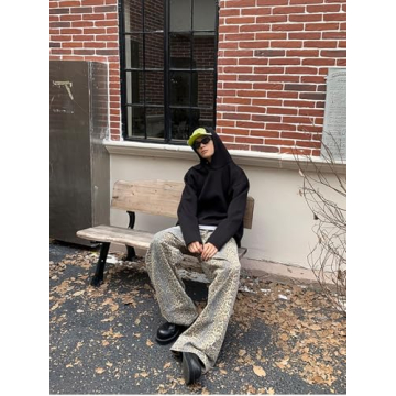 OATSBAS Leopard Print Cargo Pants for Trendy Style