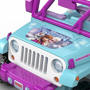 Power Wheels Disney Frozen Jeep Wrangler Ride-On Toy