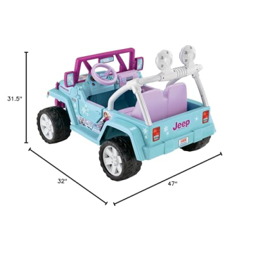 Power Wheels Disney Frozen Jeep Wrangler Ride-On Toy