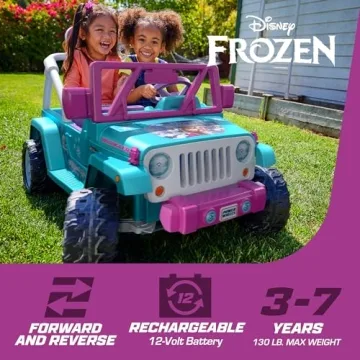 Power Wheels Disney Frozen Jeep Wrangler Ride-On Toy