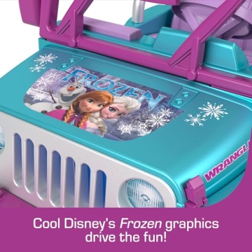 Power Wheels Disney Frozen Jeep Wrangler Ride-On Toy