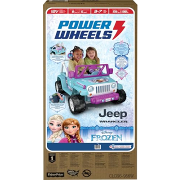 Power Wheels Disney Frozen Jeep Wrangler Ride-On Toy