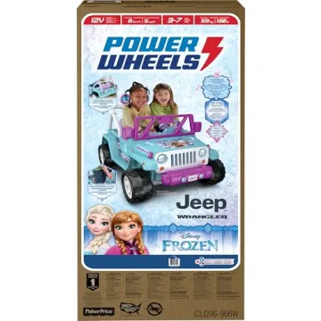 Power Wheels Disney Frozen Jeep Wrangler Ride-On Toy