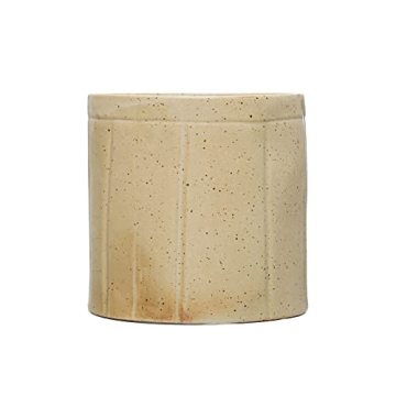 Decorative Stoneware Crock for Home and Kitchen