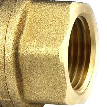 U.S. Solid Motorized 1/2" Brass Ball Valve for Automation