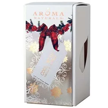 Aroma Naturals Vanilla & Peppermint Holiday Candle 2.5x4