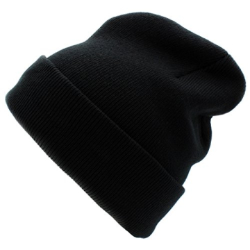 Winter Beanie Hat for Men & Women - Cuffed Knit Cap