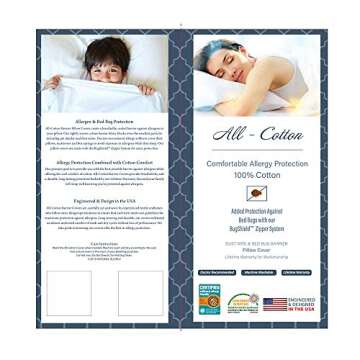 Breathable Allergy Pillow Protectors - National Allergy