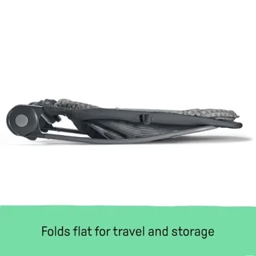 Summer Infant 2-in-1 Bouncer & Rocker Duo (Gray and Teal) Convenient and Portable Rocker and Bouncer for Babies Includes Soft Toys and Soothing Vibrations