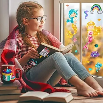 Zonon Gem Diamond Painting Kit for Kids, 26 Pieces