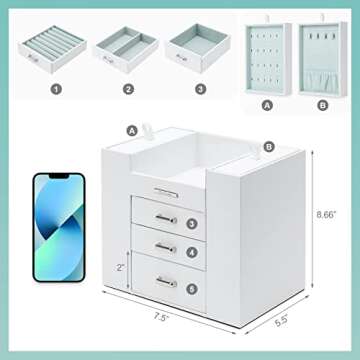 Homde Jewelry Organizer: Elegant Storage for Jewelry,