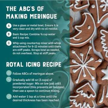 Judee's Gluten Free Complete Meringue Powder Mix - 11.4 Oz for Baking and Decorating - Gluten-Free, Nut-Free, No Preservatives - Make Meringue Cookies, Pies, Frosting, Royal Icing