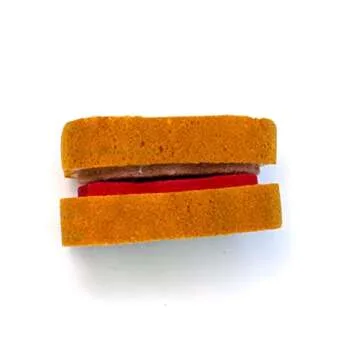 WEEILYAM, 2-Count Fun PB&J Toast Dish Washing Compressed Cellulose Sponge with Socuring Pad for Kitchen Cleaning Supplies (1)
