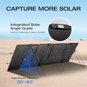 EcoFlow 220W Bifacial Solar Panel with 25% Efficiency