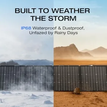 EcoFlow 220W Bifacial Solar Panel with 25% Efficiency