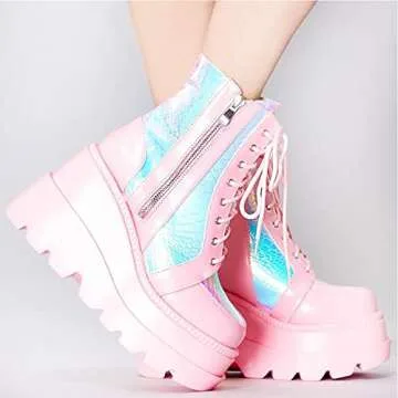 CELNEPHO Chunky Platform Boots - Stylish & Comfortable