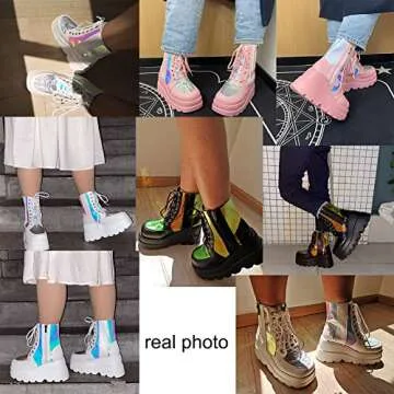 CELNEPHO Chunky Platform Boots - Stylish & Comfortable